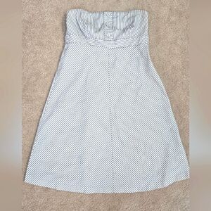 GAP Y2K Striped Strapless Dress Size 12